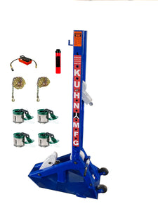 The Original Kuhn Power Pull - Pulling Post with Anchor Pots- Made In USA.